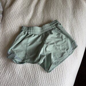 Lululemon Hotty Hot Low Rise Short 4” Blue Cast